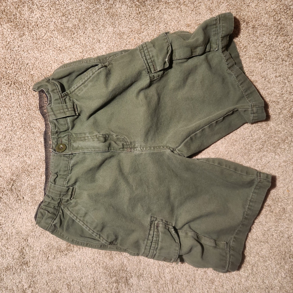 Boy Scouts Of America Shorts Youth Size 14 Green 100%Cotton (1)